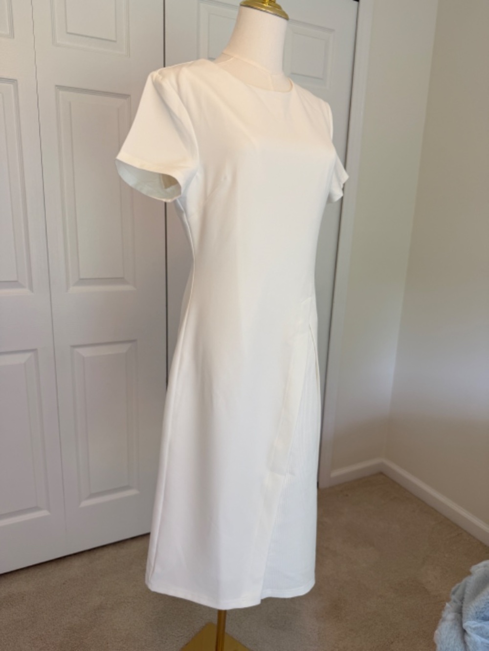 Mooyius Ivory Dress Fully Lined NWT Size Medium - Picture 5 of 11